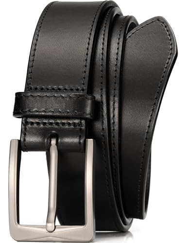 Image of WOLFANT Men's 35mm Dress Casual Belt in Gift Box,100% Italian Full Grain Real Solid Leather