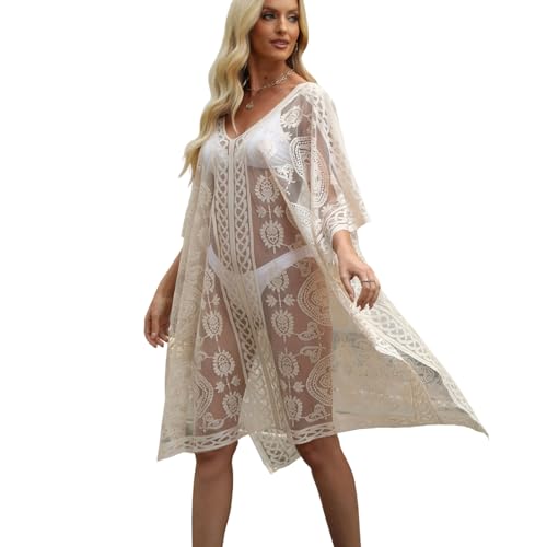 Hykiee Strandkleid Damen Luftig Sexy,...