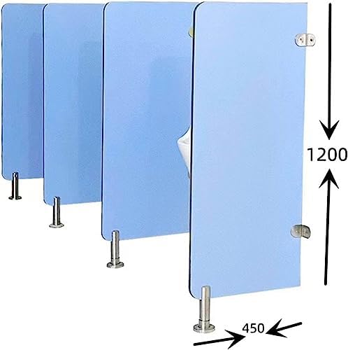 Men Urinal Privacy Screen Toilet Partition,Floor-Standing Adult Urinal Baffle,Wooden Waterproof Urinal Partition Divider Screen, Urinal Partition Extender, for Sool/bar (Size : 2 p