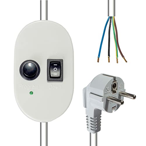 INOVATEC Cavo di regolazione INO-MEK-1 per motori meccanici per tapparelle, 4 fili, adatto per motori meccanici tubolari di tutti i produttori