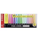  Stabilo Boss Deskset 15 unidades