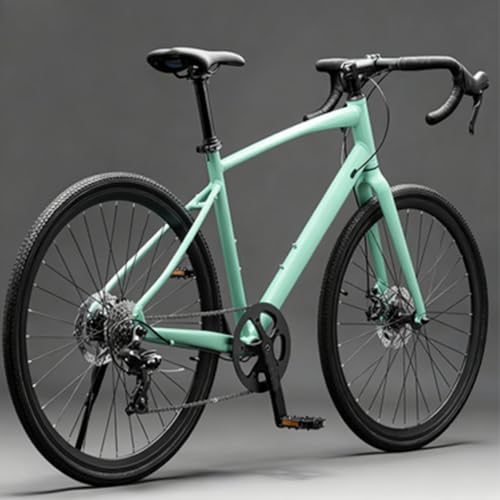BEDOIN Bicicleta de carretera de aluminio para adultos y adolescentes, bicicleta de carreras suave para hombres y mujeres, adecuada para viajes, fitness, conducción de larga distancia de 26 pulgadas/8