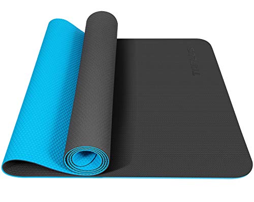 TOPLUS Yoga Mat, 1/6 inch Eco-Friendly Non Slip Fitness Exercise Mat with Carrying Strap, Workout Mats for Yoga, Studio, Pilates, Home and Floor Exercises
