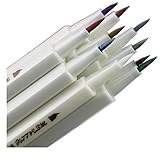 Sunflower Metallic Marker Pens, For Card Making,DIY Photo Album, Use On Any Surface-Paper,Glass,Plastic,Pottery,Wood (Brush Tip)，Set of 10 Colors