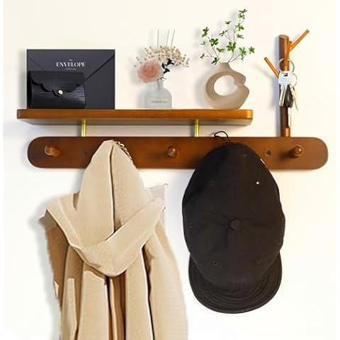 YICHUHOME Cherry Wood Coat Rack Cover
