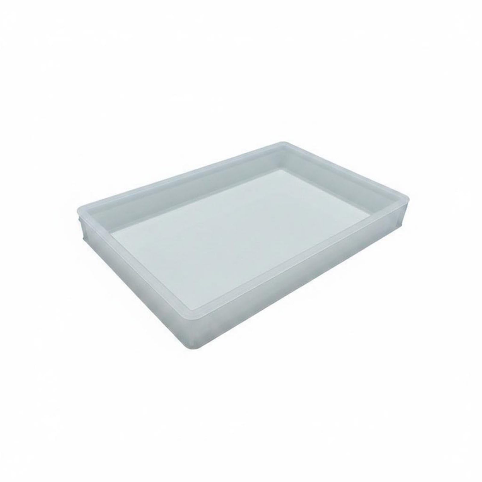 Cassetta Lievitazione Impasto Pizza Spesso Contenitore Lievitazione Pizza Superficie Liscia Cassetta Portaimpasto per Pizzaioli, Panettieri, Pizzeria, Giallo, Grande 575 385 130mm