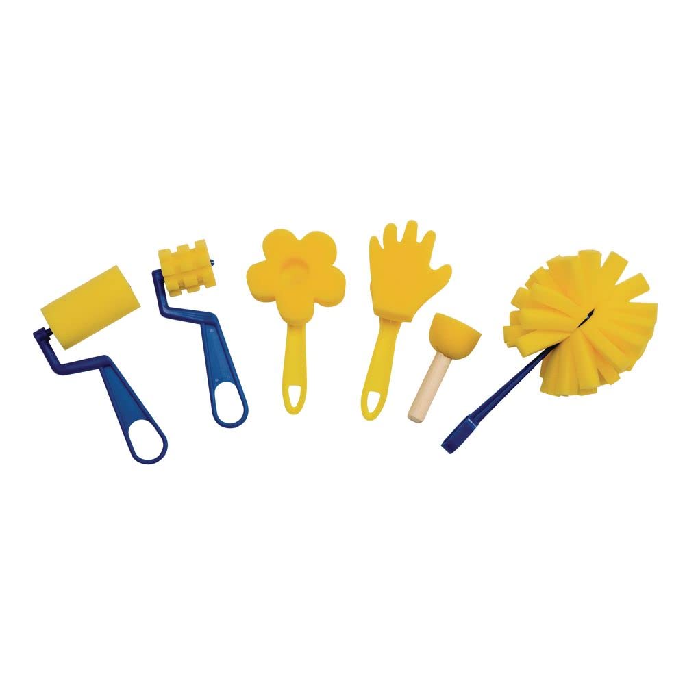 Colorations Sponge Painter Variety Pack of 6 (Item # SPONGE6)