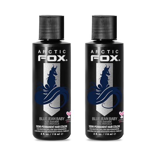 Image of ARCTIC FOX Vibrant Semi-Permanent Dye Blue Jean Baby - Vegan - 2 x 4 oz