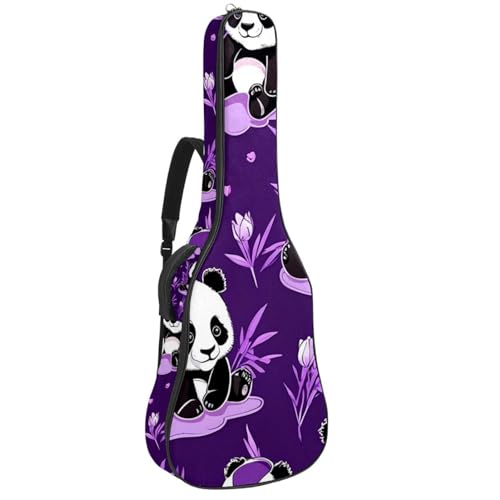 Sac pour guitare acoustique étanche au design panda mignon original
