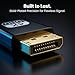 Schnittstelle Auf HDMI Adapter 4k 4 Stück, Auf HDMIAdapter 4k@60hz/4k@30hz/2k@60hz/108... HDMI Adapter Kompatibel Mit Lenovo Hp Dell AMD Nvidia Desktop Monitor Projektor