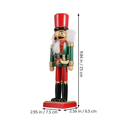 PartyKindom Decorações de Natal Quebra-Nozes - Bonecos Quebra-Nozes de Natal de 23 cm, enfeites de Q