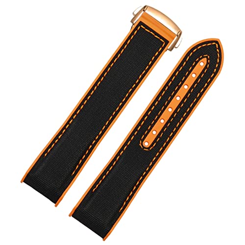 Bracelet montre nylon et caoutchouc pour le sport et l'océan