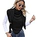 Vijamiy Dreieckstuch Schal Damen Winter,Damenmode Flauschig Schal Dreieck Weich und Kuschelig,um Als Umschlagtuch Halstuch Verwendet Zu Werden Geschenke 200cm*80cm(Schwarz) den drei günstig Kaufen-Vijamiy Dreieckstuch Schal Damen Winter,Damenmode Flauschig Schal Dreieck Weich und Kuschelig,um Als Umschlagtuch Halstuch Verwendet Zu Werden Geschenke 200cm*80cm(Schwarz)