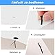Nuyoah Musterbeutelklammern Schwarz Musterklammern Mini Brads Runde 100Stk Rundkopfklammern Metall Flügelklammern Klein 8x18mm für Schule Büro Papier Briefklammern Basteln Handwerk DIY
