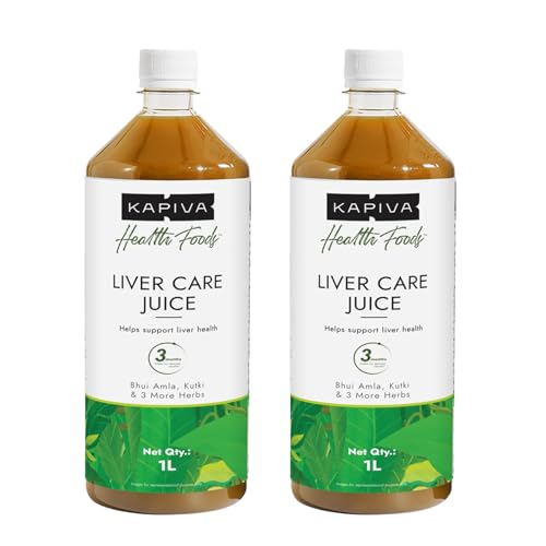 Image of Kapiva Liver Care Juice | Anti-oxidant Rich Supplement With 5 Ayurvedic Herbs to Benefit Liver Health 1L (Pack of 2)