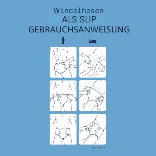 Soffisof Air Dry Windeln für Erwachsene Maxi XXXL - Inkontinenz Slip - Einzelpackung mit 15 Windelhosen, 9 Tropfen - Windelslip Erwachsene