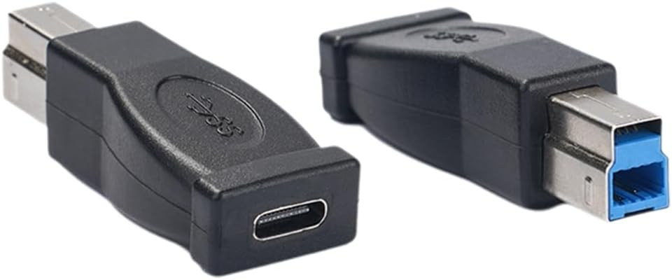 USB B Male Printer Adapter USB C Female to Printer Male Adapter USB B Connectors