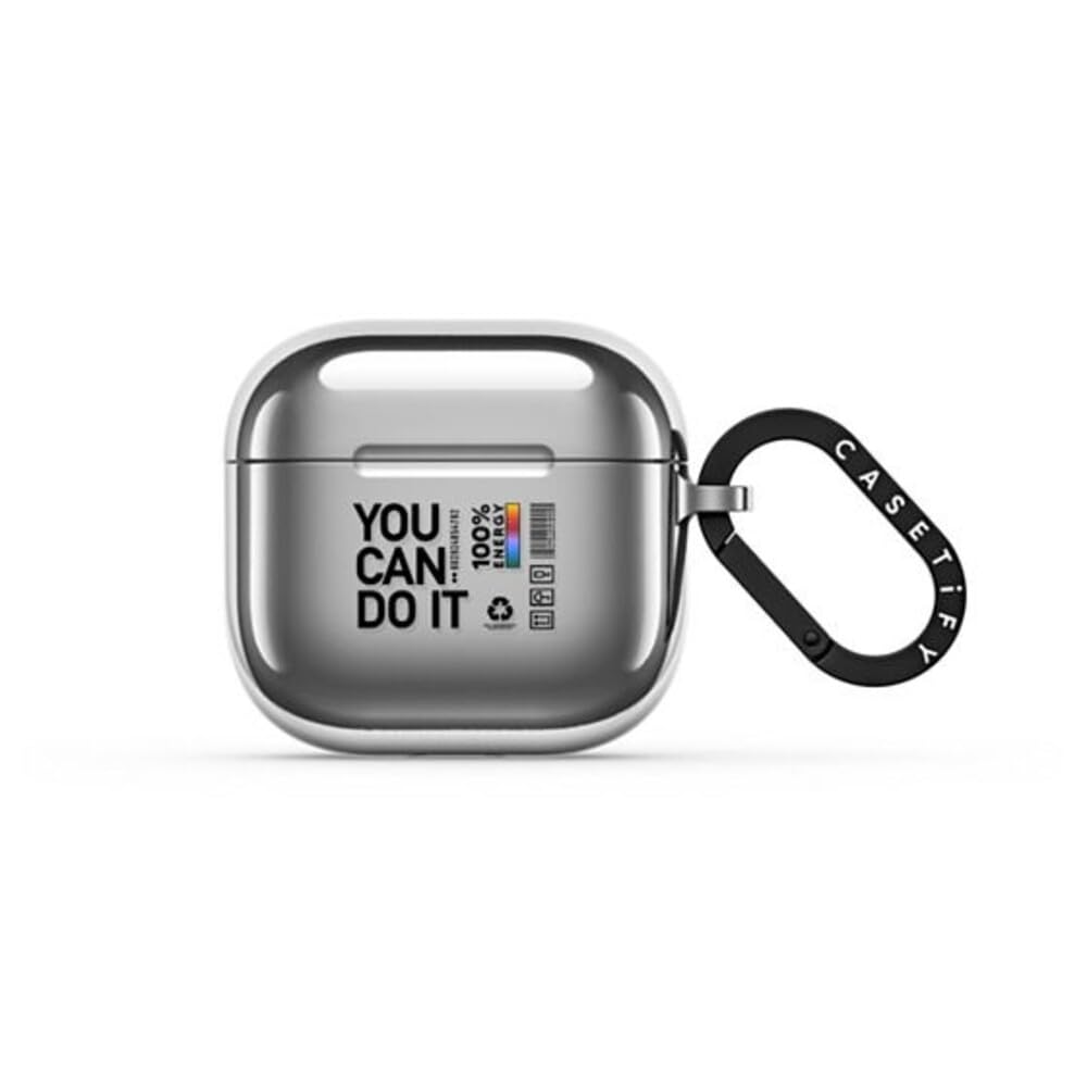 Amazon | CASETiFY AirPods4/5用ミラーケース - シルバー | スリム