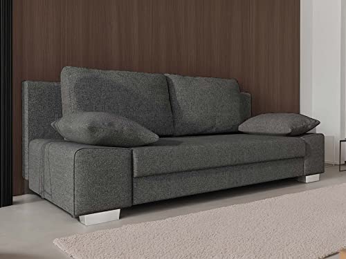 Bestmobilier - Lenny - canapé 3 Places Convertible - avec Coffre - Style Contemporain