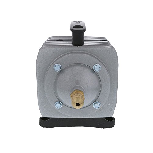 EcoPlus HGC728457 Eco Air5 Commercial Air Pump 5 80 Watt Single Outlet 1300 GPH, Silver - Thumbnail 3