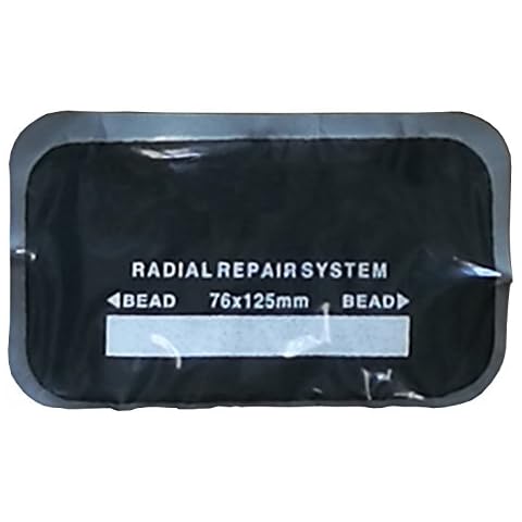 HARZOLE USA Style Heavy Duty Radial ply SP-2207 Two ply 3" x 5" 76x125mm 10pcs Tire Repair Adhesive Tyre Patch/Radial Vulcanized Rubber Patch tire Puncture Seal Cover