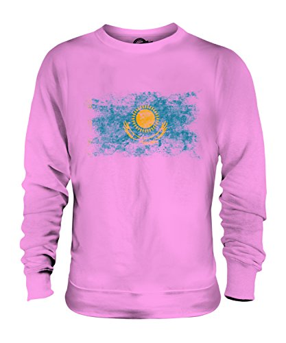 Sweat-shirt Kazakhstan drapeau sweat homme pull femme Candymix vintage
