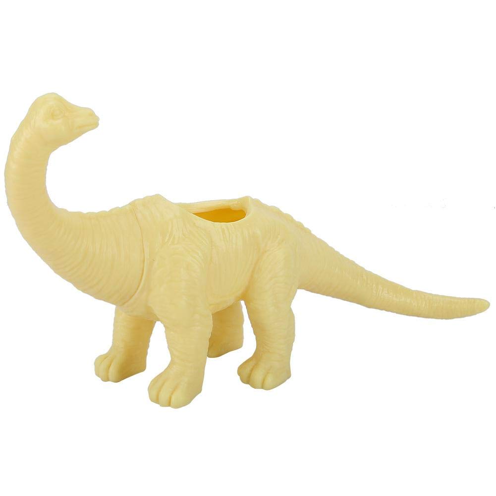 Cafopgrill Yellow Flower Pot, Personality Dinosaur Animal Flower Pot Cactus Succulent Plant Pot Garden Decoration Home Decoration(Yellow)