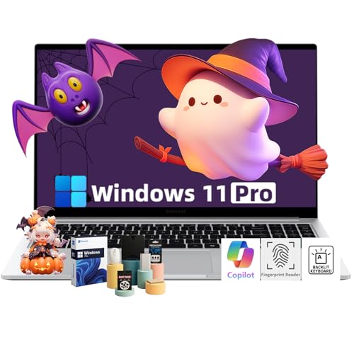 Image of Samsung 15.6FHD Galaxy Book4 Laptop - Intel Core 7 150U(10 Core) Processor, 16GB RAM, 512GB SSD, Backlit Keyboard, Fingerprint, Copilot AI PC Windows 11 Pro for Business & Students