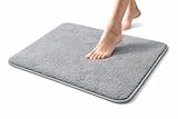 Azuaira Tappeto Bagno Antiscivolo Ultra Assorbente 60x40 cm – Microfibra Morbida, Asciugat...