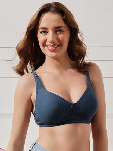 Image of Clovia Cotton Blend Women's Non-Padded Bra