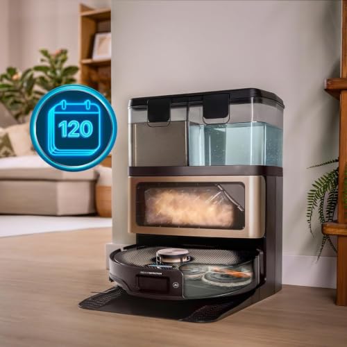 Cecotec Robot Aspirateur et Laveur de Sol avec Base Autonettoyante et IA Conga X80 Pro. 25000 Pa, Auton 240m², Technologie Adaptative, Désinfection des Serpillières, Bluetooth et WiFi, App Control - 12