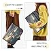 ALAZA Astronaut Cat Skateboarding Expandable Filing Folder Storage Organiser Box Files, 13 Pockets Zip Filing Folders for Home or Office Documents