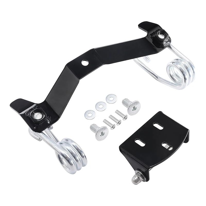 Soporte de resorte para asiento de motocicleta Harley Sportster con base de acero reforzado 5