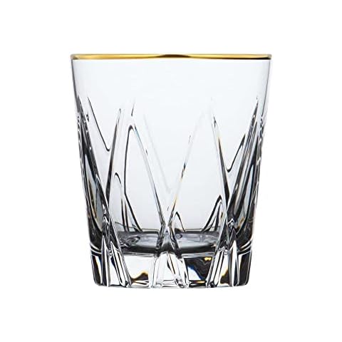 ARNSTADT KRISTALL Premium Whisky Glass London Gold (10 cm) Crystal Glass Hand-Blown · Hand-Cut · Handmade in Germany · 24 Carat Gold Edge Cover