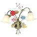 Produktbild Lilac Fower Shop Lamp Wandleuchte Nordische Nachttischlampe Schmiedeeiserne Blumenlampe LED Ganglampe