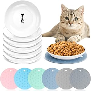 Thenshop Thenshop-Bowl-07 Keramik-Katzenfutternapf 6 Stück