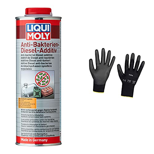 Iloda Original Liqui Moly 1l Anti-Bakterien-Diesel-Additiv 21317 Schutzhandschuhe