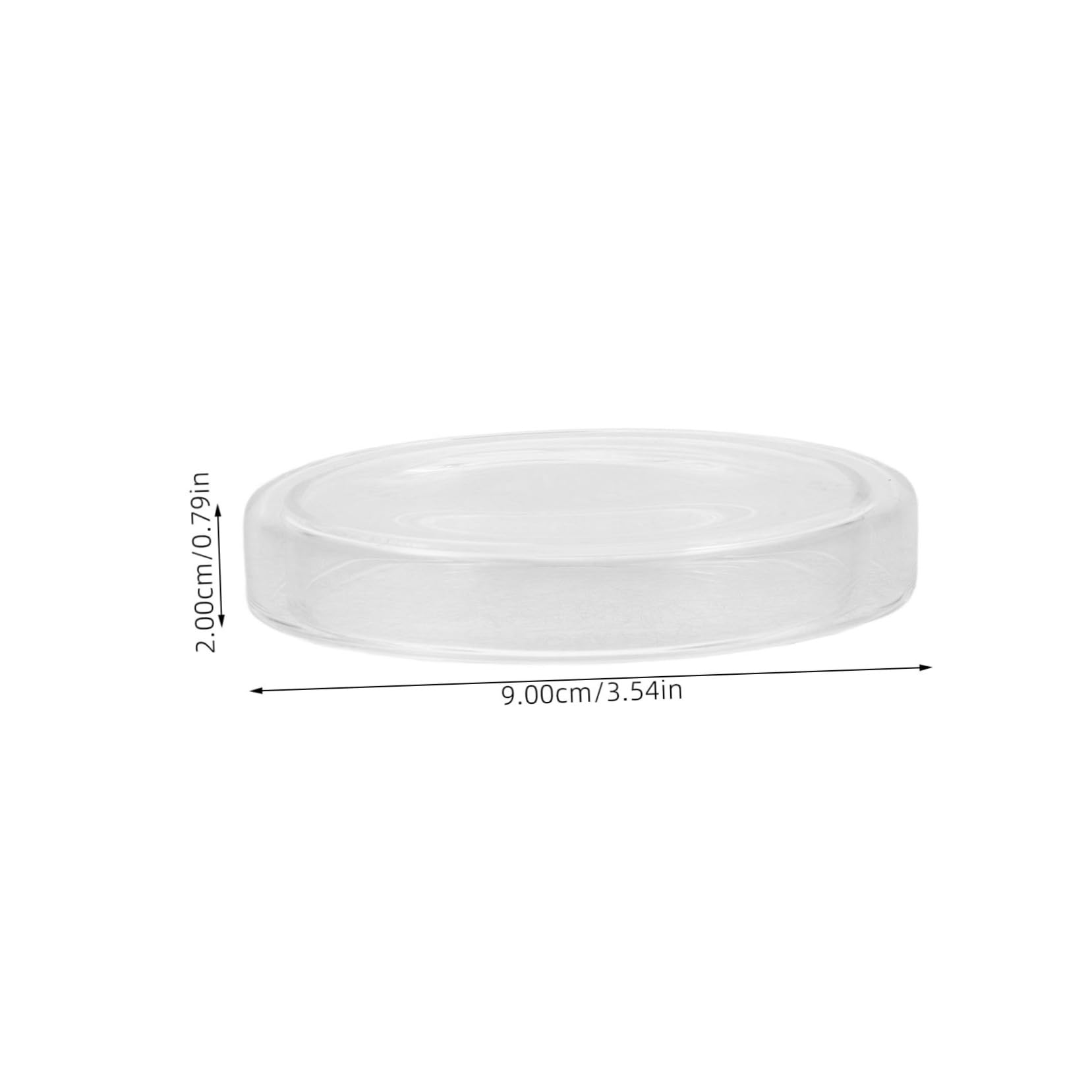 Cabilock 10pcs Dish Round Laboratory Science Sample Dish Experiment Dishes Plate Culture Dish Lids Microbiology Dish Transparent Plastic