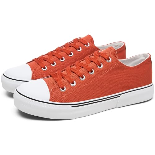 Image of yageyan Men Canvas Low top Shoes Classic Casual Sneakers Mens Fashion Shoes
