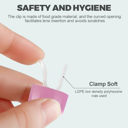 JEYORZY 5 PCS Kontaktlinsenbehälter-Reiseset für Harte Linsen, Mini Reise Hard Lens Case mit Schutzbox, Tragbarer Linsenbehälter mit Reinigungsbehälter für Zuhause und Unterwegs, Kompakte Aufbewahrung