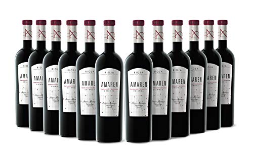 Amaren Selección: Vino Tinto D.O. Rioja de Tempranillo y Garnacha – 12 Botellas en Estuche Amaren Selección: Vino Tinto D.O. Rioja de Tempranillo y Garnacha – 12 Botellas en Estuche