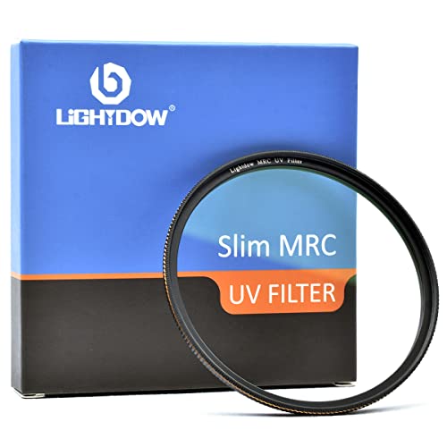Lightdow Mrc Uv Filter Protective Schott Optical Glass Ultra-Thin Slim With Multi-Coated Protection Lens Filters For Canon Nikon Sony Dslr Camera Lens (77Mm) #TOP24
