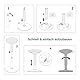 ERGOOCEAN® Bürohocker ergonomisch – Hocker & Stehhocker [2 in 1] höhenverstellbar 56-81CM Schwingeffekt [rutschfest] - weiß - Sitzhocker & Stehhilfe ergonomisch für HomeOffice & Büro (Weiß)