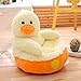 NMJHG 50cm Soft Stuffed Baby Seat Plush Toy Bear Panda Infant Back Support Learning Sit Safety Baby Sofa Seat Kid Gift Duck
