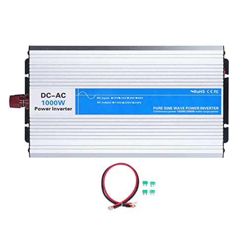 Onduleur de puissance 1000W avec prise 2AC et USB intégrés - 7