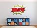 Custom Comic Name Wall Decal - Superhero & Baby Room Mural Art Decor Vinyl Sticker (30