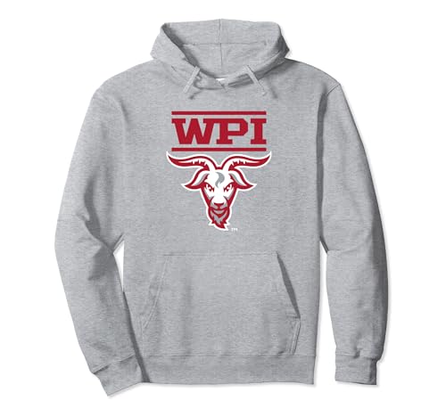 WPI Engineers Mascot Heather Gray Officially Licensed Pullover Hoodie