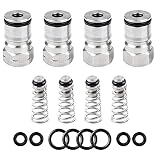 Dbgogo 2 Pairs Ball Lock Keg Post, Stainless Steel Homebrewing Beer Corny Cornelius Quick Disconnect