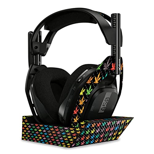 Image of MightySkins Carbon Fiber Skin Compatible with Astro A50 Wireless Headphones + Base Station (Gen 4) - Sticky Icky Icky | Protective, Durable Textured Carbon Fiber Finish | Easy to Apply