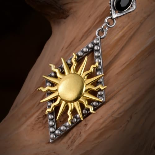 Kolach S8602G-6 1 Pair Retro Dangle Ear Gauges Piercing Jewelry Stainless Steel Rhombic Inlaid Animals Ear Hangers Plugs Tunnels Women Mens Ear Stretchers Earrings Expander. thumb #5